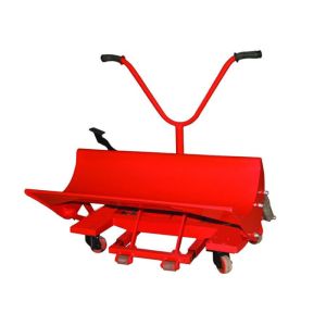 Yellow Warp Beam Pallet Truck Horizontal Transport Manual Fabric Pack And Roll