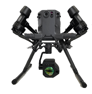 High Accuracy DJI Methane Detector CH4 Drone Gas Detector For DJI M300