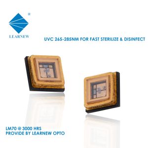 3535 UVC LED Chips 0.5W-1W Narrow Wavelength 250nm-280nm For Sterilization