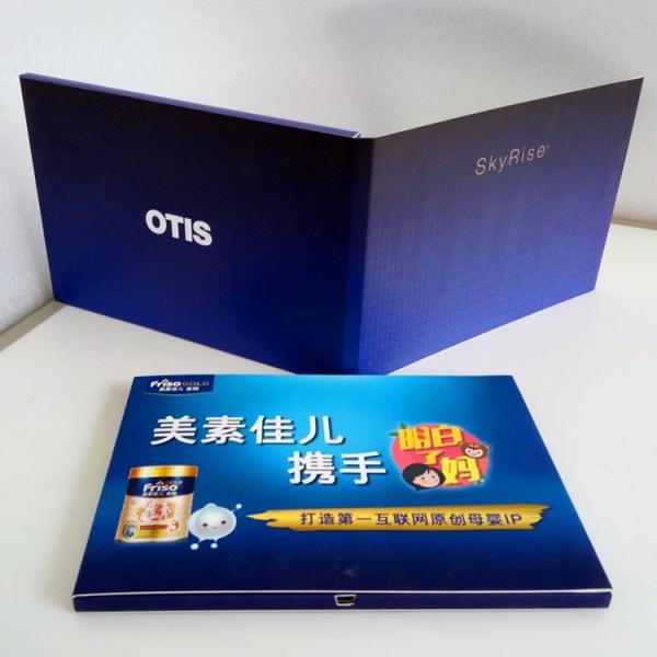 LCD video brochure and video card for advertising, lcd video greeting card,