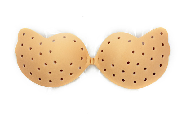 F007 Push up adhesive strapless breathable reusable adjustable bra