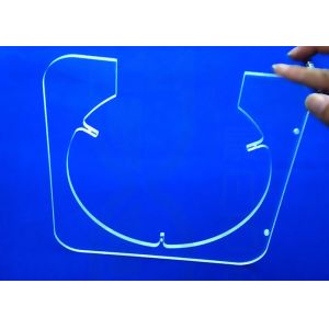 Customized OEM Clear Quartz Tray For Photovoltaic Semiconductor