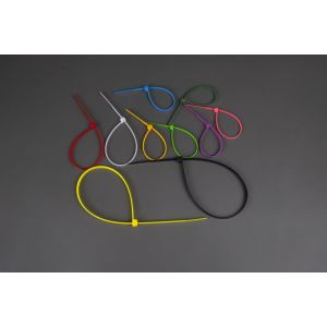 White Heavy Duty Nylon Tie Wraps 4 Series Plastic Cable Ties 2-11/50mm Range