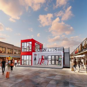 3 Bedrooms and Living Room Tiny Modular Home Transportable Prefabricated House