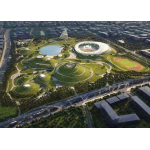 Q235B / Q355B Steel Structure Stadium Construction Prefab Structural Steel