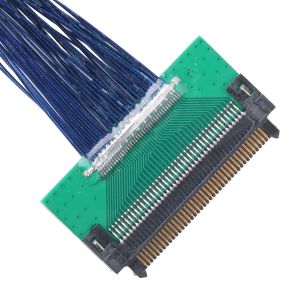 PCB Extremely Fine Coaxial Harnesses ERM8-040-01-L-D-EM2-TR Twin Coaxial AWG 40