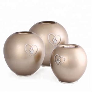 China Paw Print Personalized Dog Urns , Pet Ashes Urn Easy Maintain Anti - Skid on sale