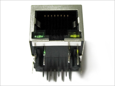 10p8c PoE+ Rj45 Jack Connector 1000 Base-T 1 Port With Magnetics