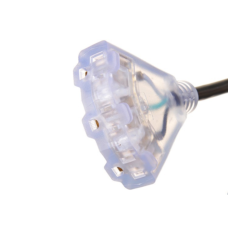 Cheap Other ETL 25Ft 12/3 Outdoor Extension Cord 3-Outlets 12 Gauge 3 Prong Waterproof with Lighted End 15A 12AWG 1875W SJTW for sale