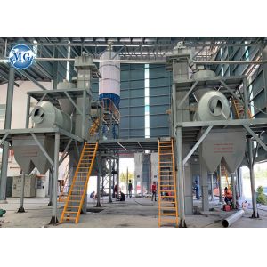 Customized Color Dry Mortar Plant Dry Mortar Production Line Continuous Mixing