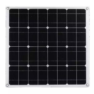 Component Efficiency Crystalline Solar Panel 70W White Solar Panel