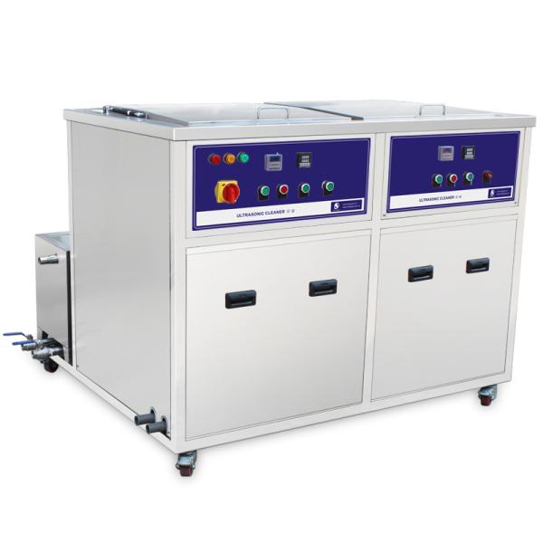 Auto Parts 50L Industrial Ultrasonic Cleaner 28/40KHz With Rinsing Tank / Filter