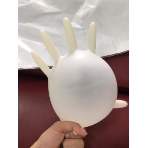 China Powder Free Surgical Examination Disposable Latex Glove S M L XL on sale