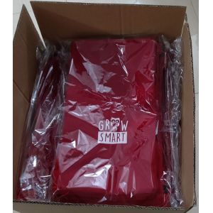 SMETA ISO14001 Packaging Drawstring Bags Custom Logo Printed 1C Velour Velvet