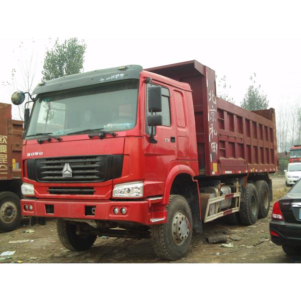 Quality 24 Tons Loading Large Dump Truck , Commercial Dump Trucks With One Sleeper Cabin For Transport Clayey Sand wholesale