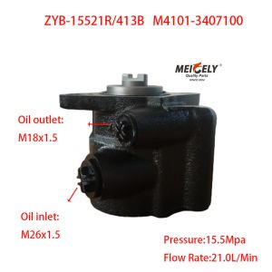 China Stock ZYB-15521R/413B Yuchai Steering Vane Pump M4101-3407100 on sale