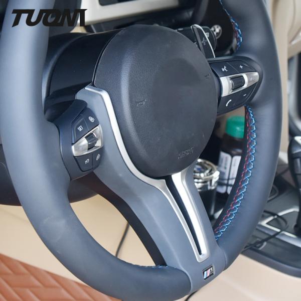 Custom Leather Steering Wheel For BMW M2 M3 M4 M5 M6 F10 F30 F32 F82