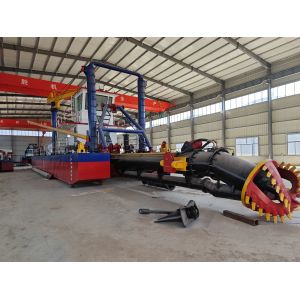 Cheap Sand Dredger for Riverbed Mining with 1500m sup3 Water Flow Rate and 12-inch Conveying Capacity for sale
