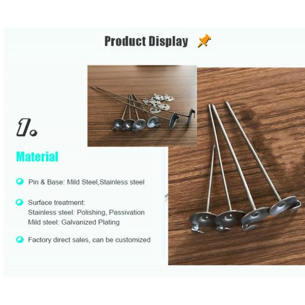 ISO9001 Thermal Insulation Jacket Lacing Anchors 0