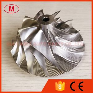 HE551V 8+8 blades 71.75/109.00mm Turbo aluminum 2618/milling/ Billet compressor