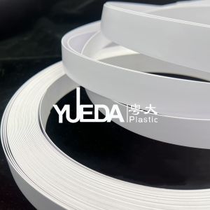 White Edge Banding Strips Office Desk Edge Banding High Flexibility Wear