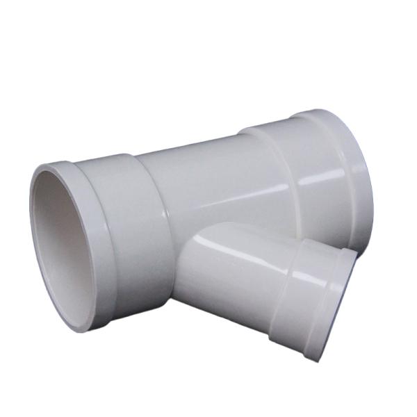 Elbow PVC Drainage Pipe Coupling Fittings 2.0mpa Skew Tee For Water