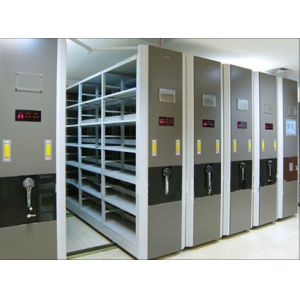 Sliding High Density Mobile Shelving Systems / Storage Systems Large Capacity