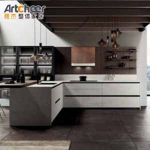 Kitchen Storage Cabinet Shelf with Door and Wall Cupboard E1 Grade Laminated