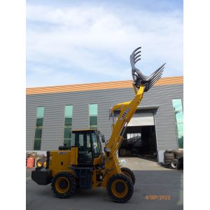 2000kg 2500kg Load Mini Wheel Loader Air Brake Articulated