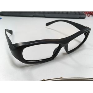 Disposable Cinema 3D Glasses Linear Polarized Black ABS Plastic Frame