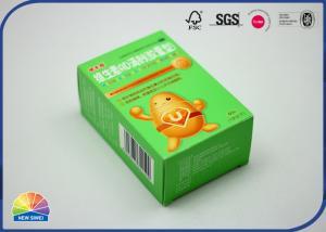 China Convenience Packaging Folding Carton Box With 350gsm Duplex Board Grey Back on sale