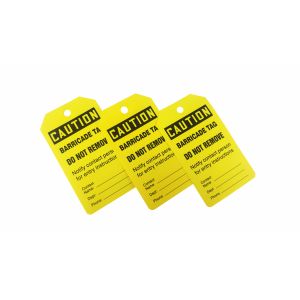 Industrial Plastic Safety Tag With Customization For Different Applications