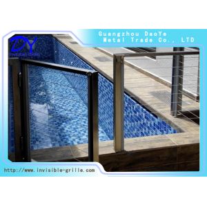 6m Long Balcony Invisible Grille Protective Net 1.5mm Stainless Steel Anti Rust