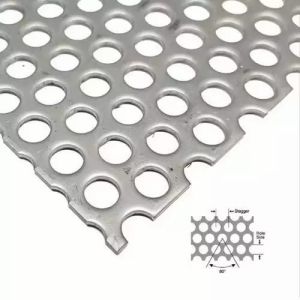 Decorative Perforated Sheet Metal Panels Building Curtain Wall Screen Panel