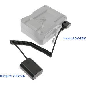 Alvin's Sony NP-FZ100 D-Tap Coiled Dummy Battery for A7/A9/FX3 Series