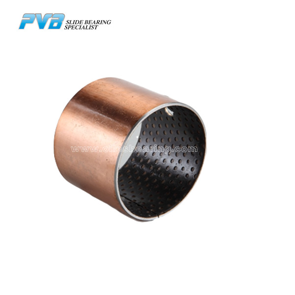 Quality PCM 606530M Steel Back Sintered Bronze POM Bushing Composite Plain Split Bearing Shell wholesale