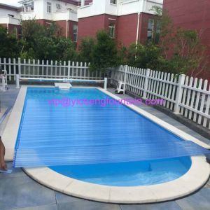 Polycarbonate UV Stable Pool Covers Above Ground Types Beautiful Easy Control