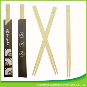 Environmentally Friendly Disposable Bamboo Chopsticks Smooth 24cm Without Glare