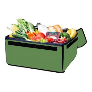 Foldable Insulated Food Delivery and Grocery Bags with Polyster EPE Foam Foil