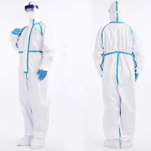 China Dust Proof SMS Disposable Protective Coveralls on sale