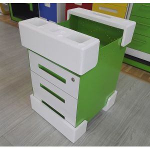 Multi Function Steel Cabinet Drawer Puller Mobile Metal Office File Pedestal