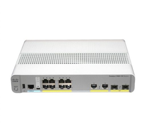 Quality WS-C3560CX-8TC-S  8-Port Compact Switch Layer 3 - 8 X 10/100/1000 Ethernet Ports  2 SFP&2GE Uplinks- Data IP Base wholesale