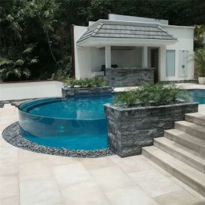 Acrylic Plexiglass Pool Fence Panels for Pressure Resistant Swimming Pool