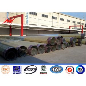16.80m Steel Power Pole With 6mm Thickness And 625mm Butt Diameter
