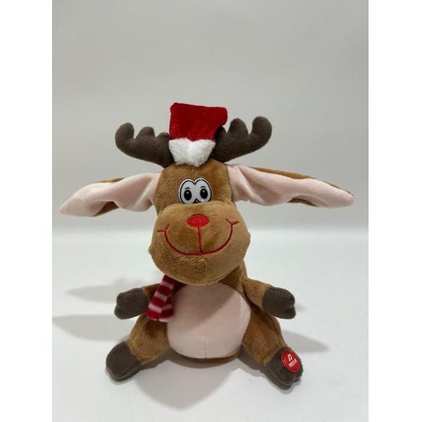 Quality Xmas Reindeer Shaking Ears 2023 NEW Amazon hot-selling wholesale