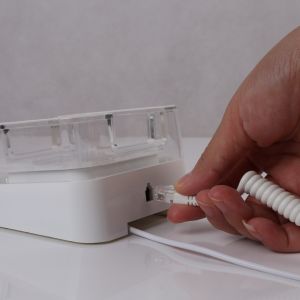 COMER anti-theft security cable locking devices for tablet pc display holder