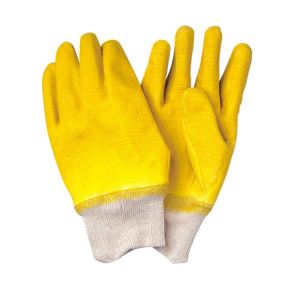 Cheap Protect Your Hands in Style with LX4001 CE Yellow Latex Fully Coated Knit Wrist Gloves for sale