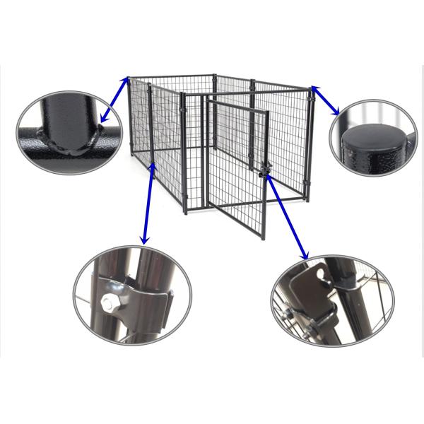 Heavy Duty Fully Enclosed Dog Kennel , Large Outdoor Dog Run Multi Purpose