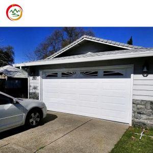 Modern Style Customizable Steel Flip Sectional Lift Overhead Garage Door Factory