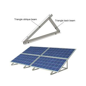 Ground Solar Panel Mount With Adjustable Tilt Angle